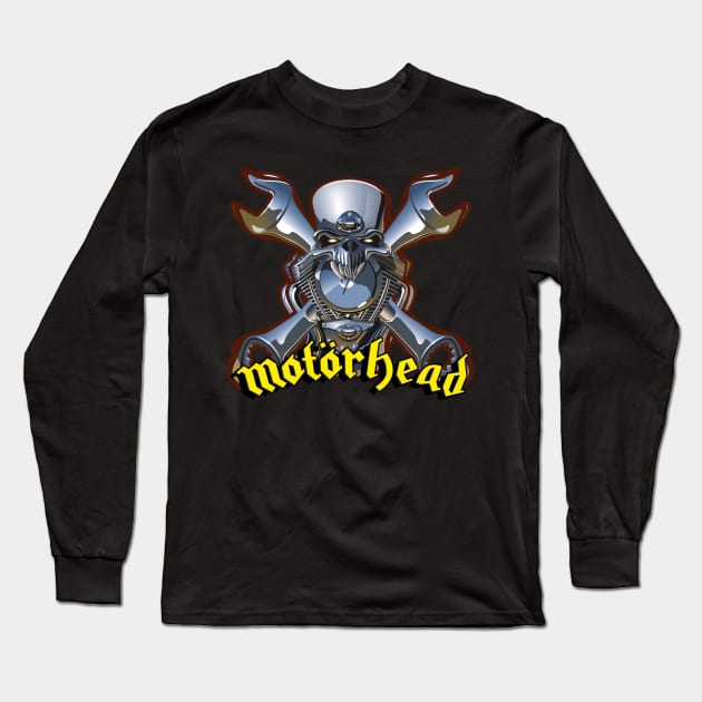 Headmotor grafik Long Sleeve T-Shirt by Pahala.kita